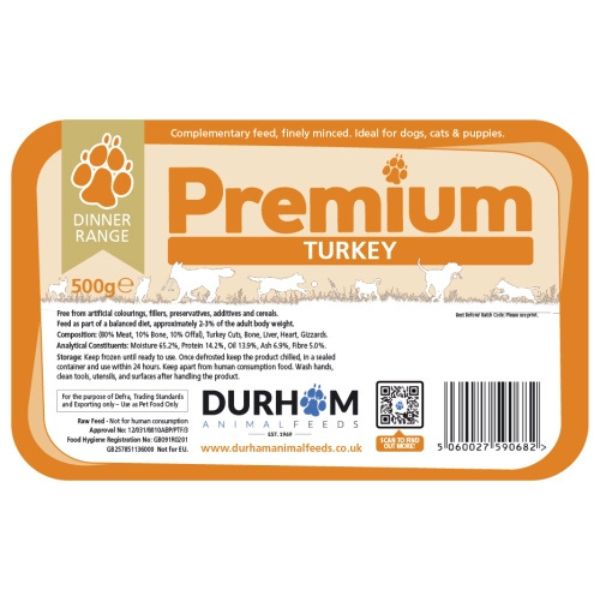 Durham Raw Premium Dinner (500g)