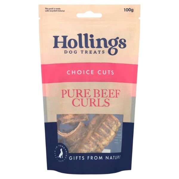 Hollings Beef Curls (100g)
