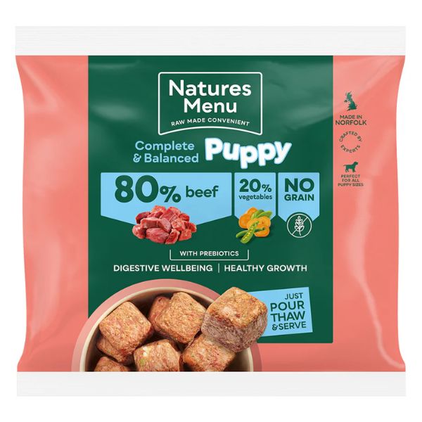 Natures Menu Puppy 80/20 Raw Food (1KG)