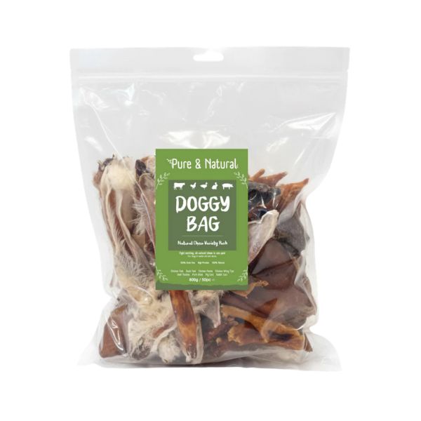 Pure & Natural Doggy Bag Natural Chew Variety Pack