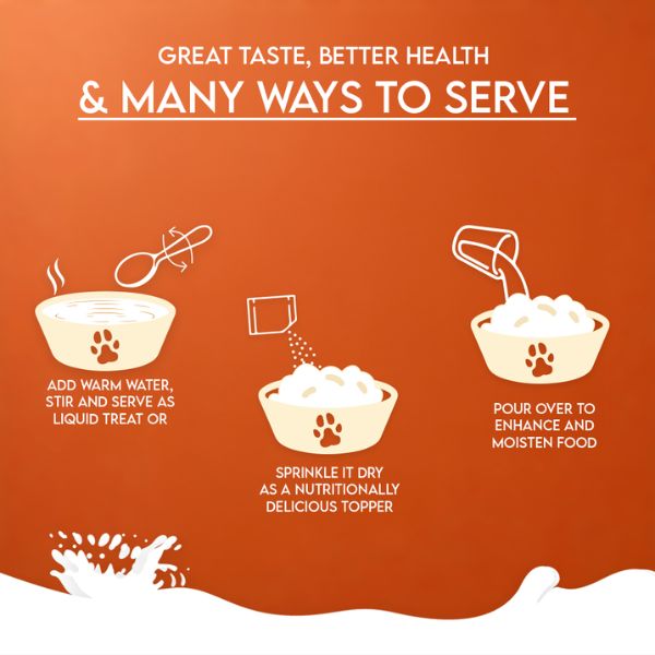 Pawfect Nature's Sip Camel Milk Powder with Papaya, Banana, Broccoli & Flaxseeds for Dogs