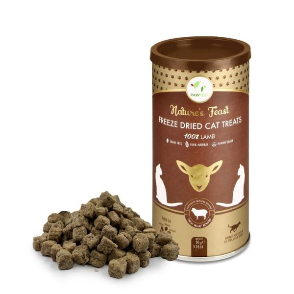 Pawfect Nature's Feast Freeze-Dried Treats for Cats