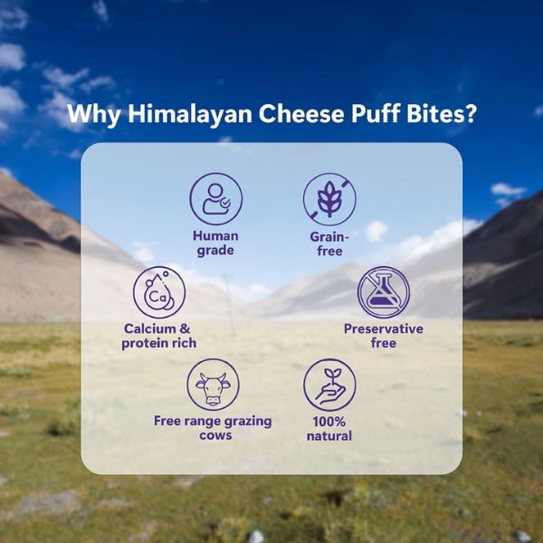 Pawfect Himalayan Puffed Bites (100g)