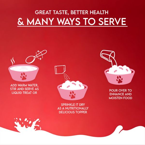Pawfect Nature's Sip Goat Milk Powder with Pomegranate & Cranberries for Dogs