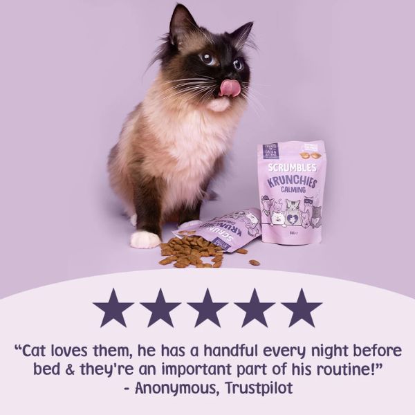 Scrumbles Krunchies Calming Cat Treats