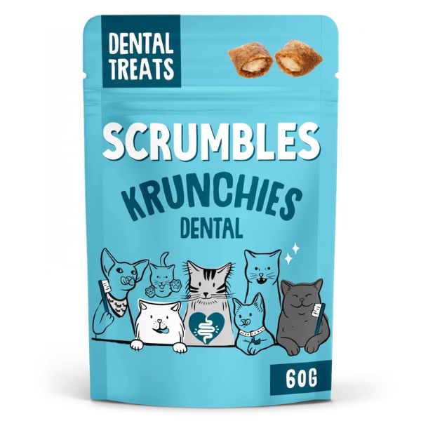 Scrumbles Krunchies Dental Cat Treats