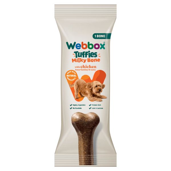 Webbox Tuffies Milky Bone Dog Treat
