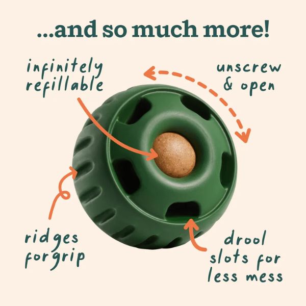 Woof Pupsicle Toy (Forest Green)