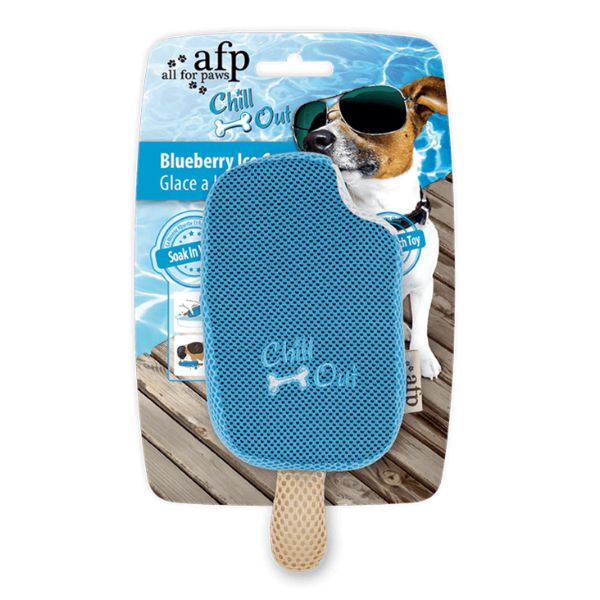 All For Paws Chill Out Blueberry Ice Cream Dog Toy
