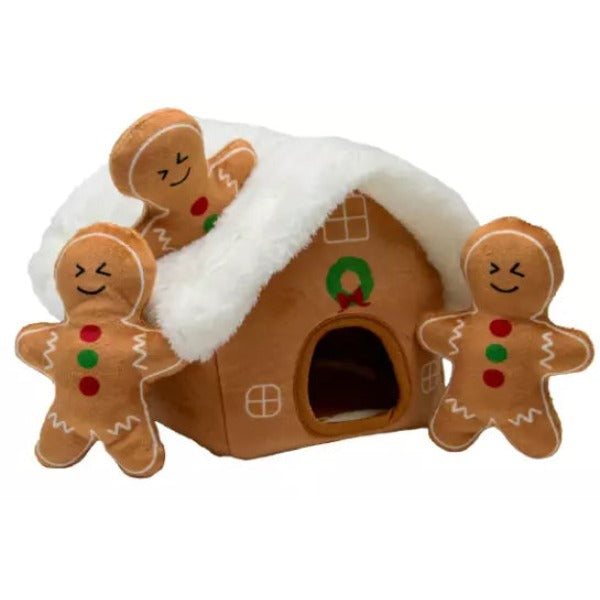 Ancol Gingerbread Snuffle House Dog Toy