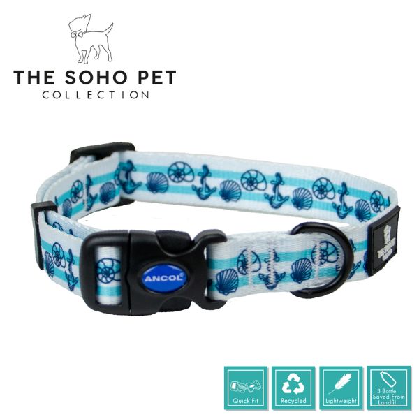 Ancol The Soho Pet Collection Collar - Nautical