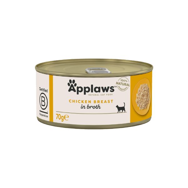 Applaws Chicken Breast In Broth - 70G