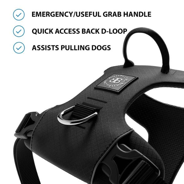 Bully Billows Air Mesh Harness (Black)