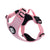 Bully Billows Active Harness | With Handle - Padded Lining & Highly Reflective - Pink