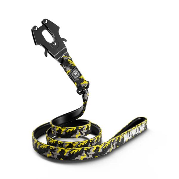 Bully Billows 1.4m Swivel Combat Lead Neoprene Lined Secure Rated Clip with Soft Handle