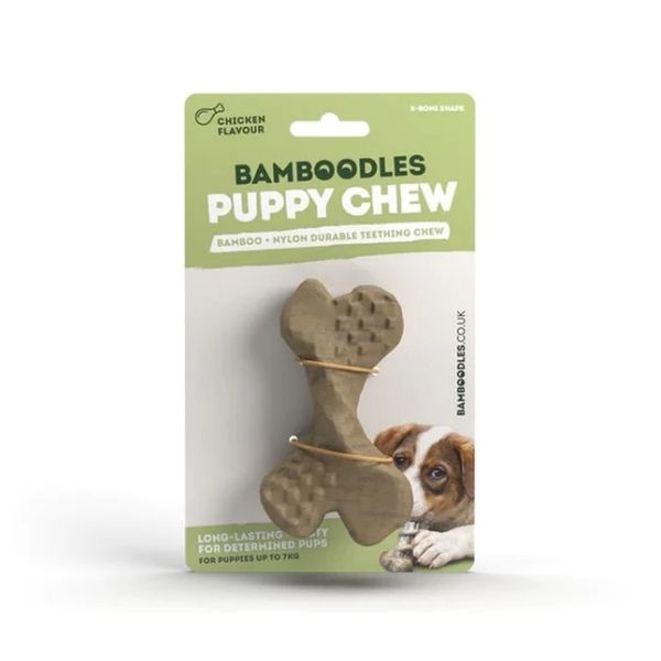 Bamboodles Puppy Chew X-Bone