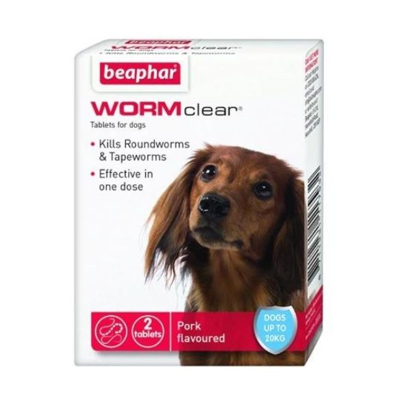 Beaphar WORMclear Worming Tablets for Dogs (up to 20kg)