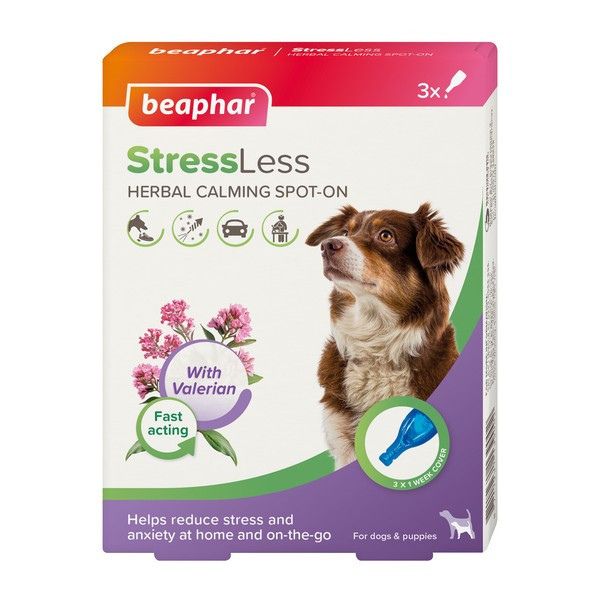 Beaphar StressLess Herbal Calming Spot-On for Dogs