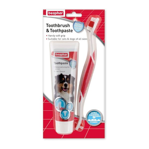 Beaphar Toothbrush &amp; Toothpaste