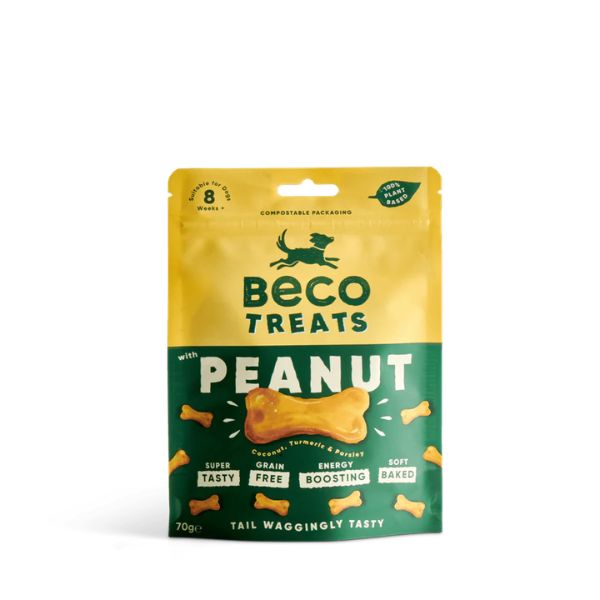 Beco Treats Peanut with Coconut &amp; Turmeric (70g)