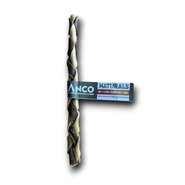 Anco Naturals Beef &amp; Camel Braided Rolls (Large)