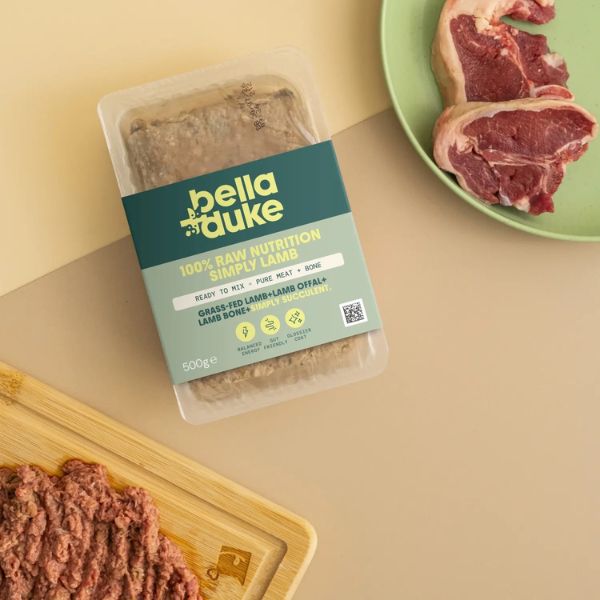 Bella + Duke Puppy Adult Senior Pure Meat + Bone Raw Dog Food (500g)