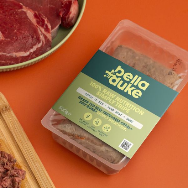Bella + Duke Puppy Adult Senior Pure Meat + Bone Raw Dog Food (500g)