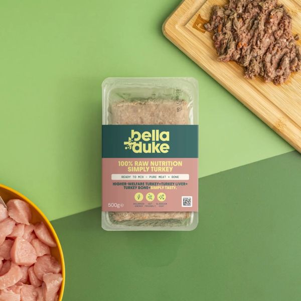Bella + Duke Puppy Adult Senior Pure Meat + Bone Raw Dog Food (500g)