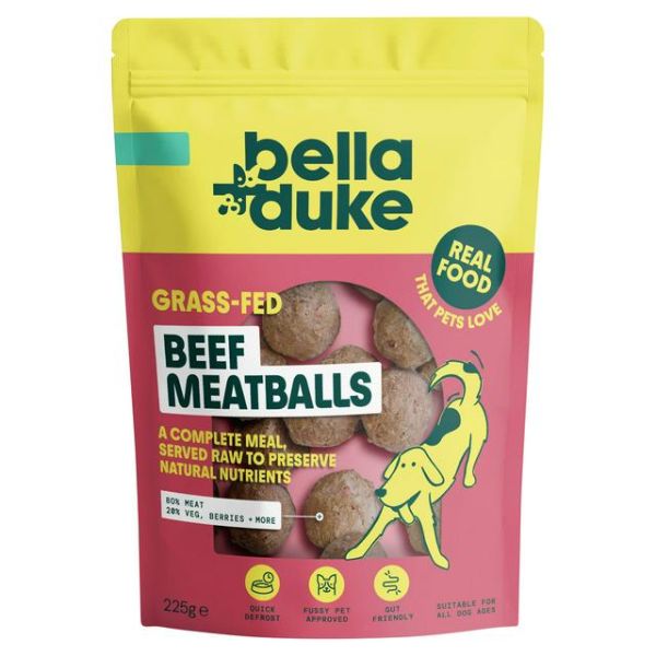 Bella + Duke Raw Dog Meatballs (225g)