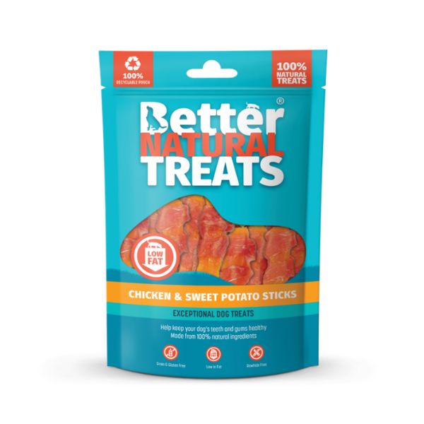 Better Natural Treats Chicken &amp; Sweet Potato Sticks