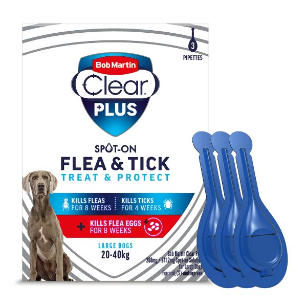Bob Martin Clear Plus Spot-on Flea &amp; Tick for Dogs