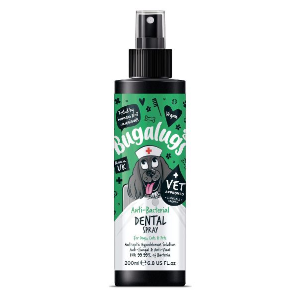 Bugalugs Anti-Bacterial Dental Spray (200ml)