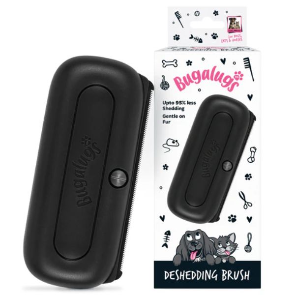 Bugalugs Deshedding Brush (Black)