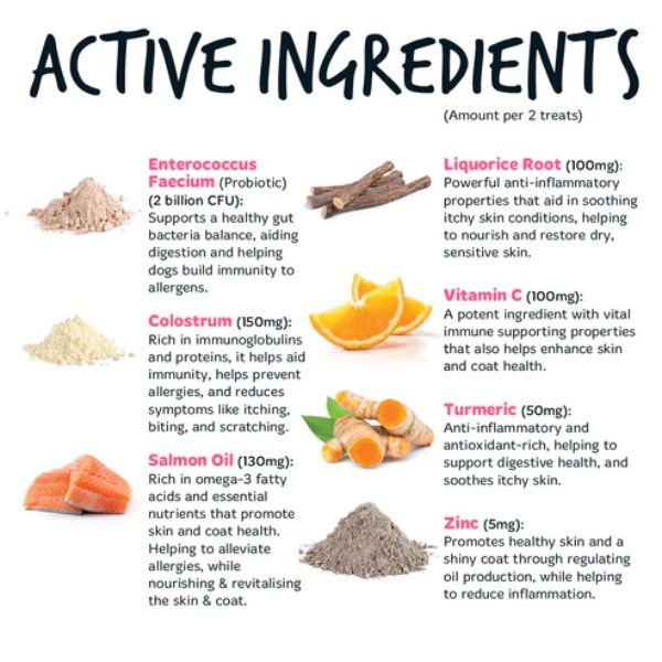 Bugalugs Itch &amp; Immunity Supplement Chews for Dogs