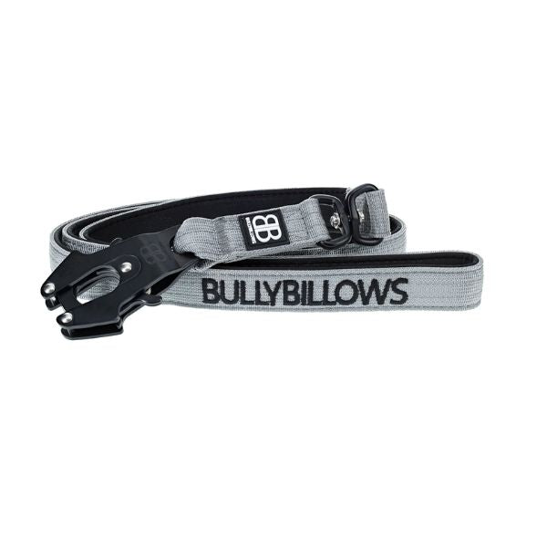 Bully Billows 1.4m Swivel Combat Lead Neoprene Lined Secure Rated Clip with Soft Handle