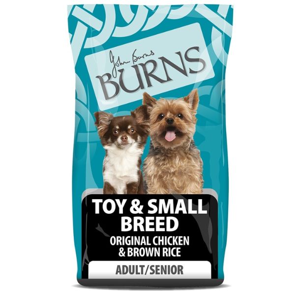 Burns Original Chicken &amp; Rice Toy &amp; Small Breed Food (2KG)