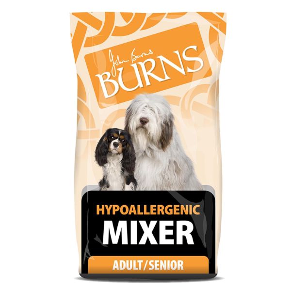 Burns Grain Hypoallergenic Mixer Adult &amp; Senior Food (2KG)