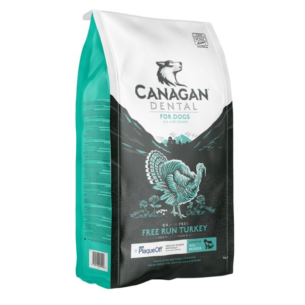 Canagan Dental Free Run Turkey Dry Dog Food (2KG)