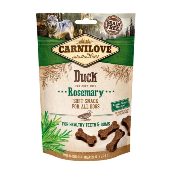 Carnilove Soft Dog Treats Duck &amp; Rosemary