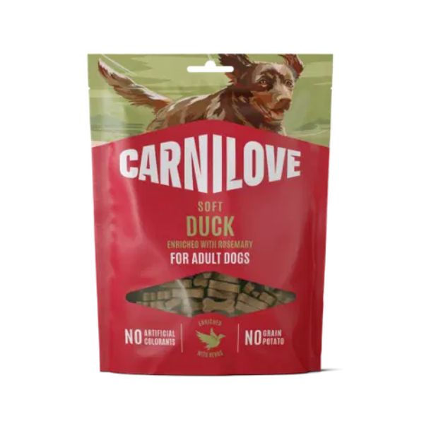 Carnilove Soft Dog Treats Duck &amp; Rosemary