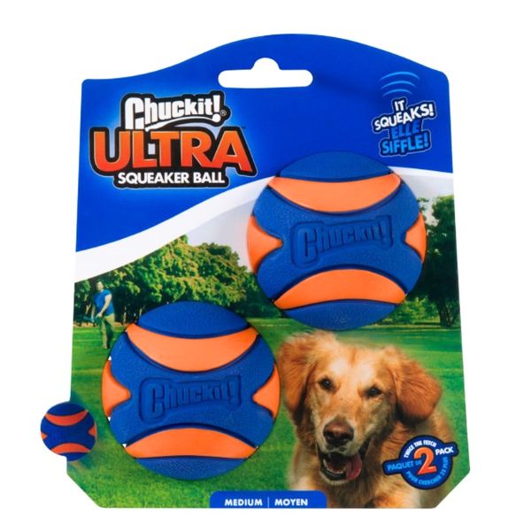 ChuckIt! Ultra Squeaker Balls (Medium)