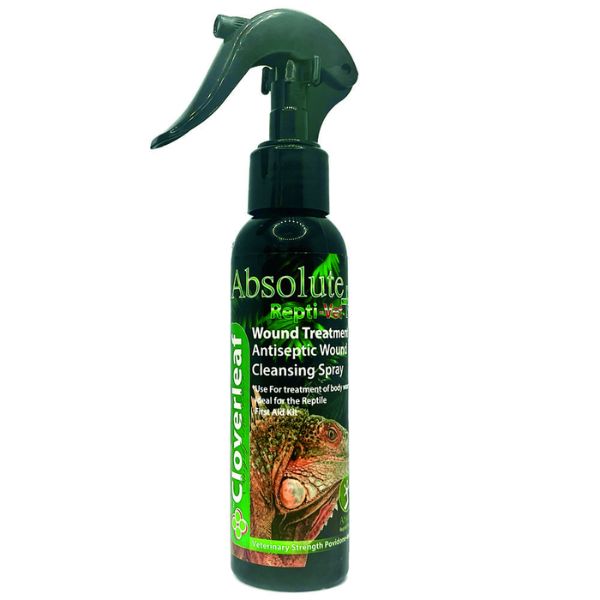 Cloverleaf Absolute+ Reptile Anti-Septic Wound Spray (100ml)