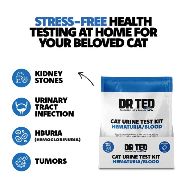 Dr Ted Cat Urine Test - Hematuria / Blood