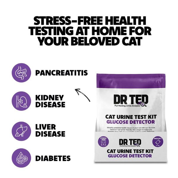 Dr Ted Cat Urine Test - Glucose Detector