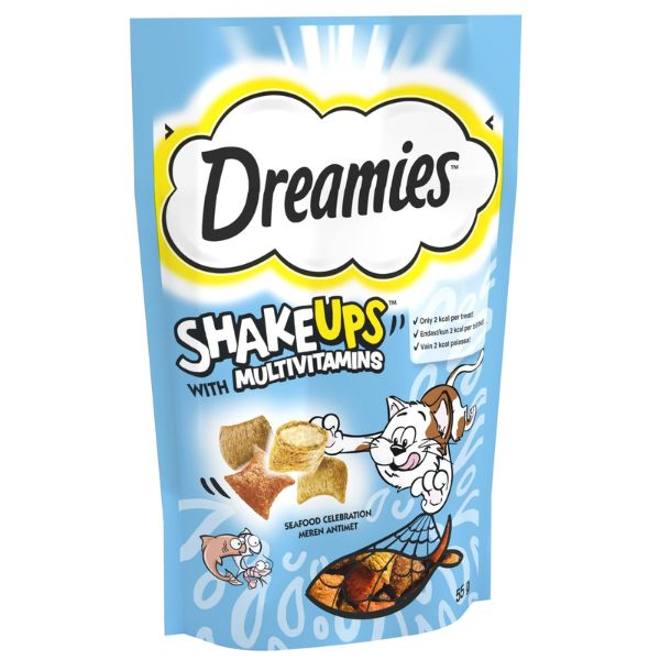 Dreamies Shakeups Seafood Celebrations - 55G