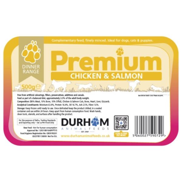 Durham Raw Premium Dinner (500g)