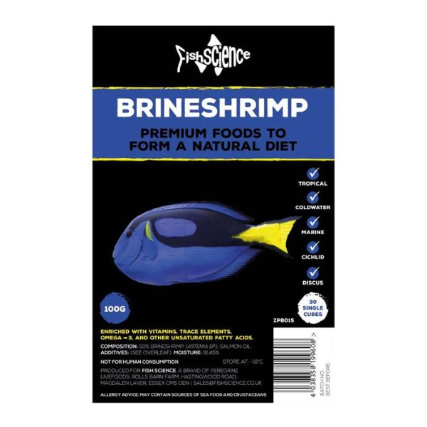 Fish Science Frozen Brineshrimp Blister Pack (100G)