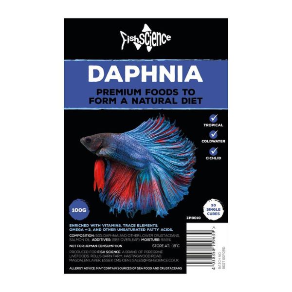 Fish Science Frozen Daphnia Blister Packs (100G)