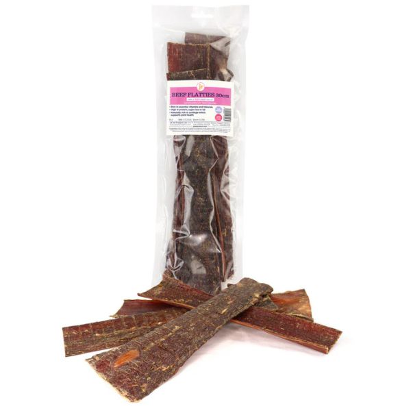 Flat Beef Gullet - 3 Pack (30cm)