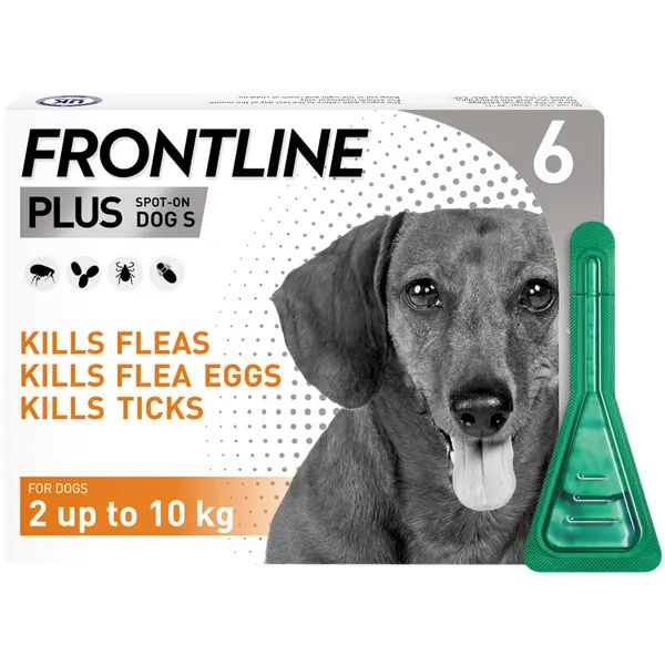 Frontline Plus Spot On For Dogs (2KG-10KG)
